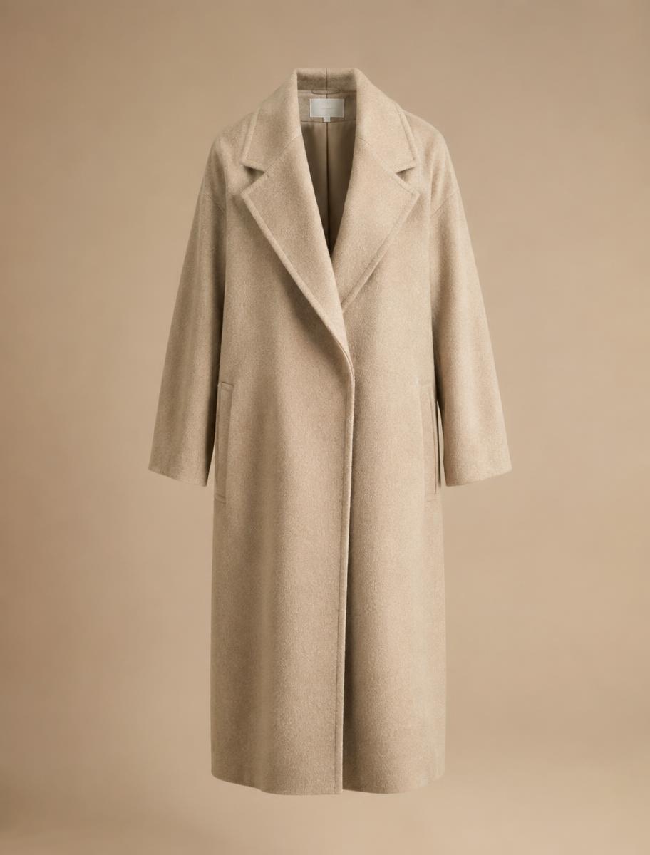 Abrigo de Lana Alma Oversize